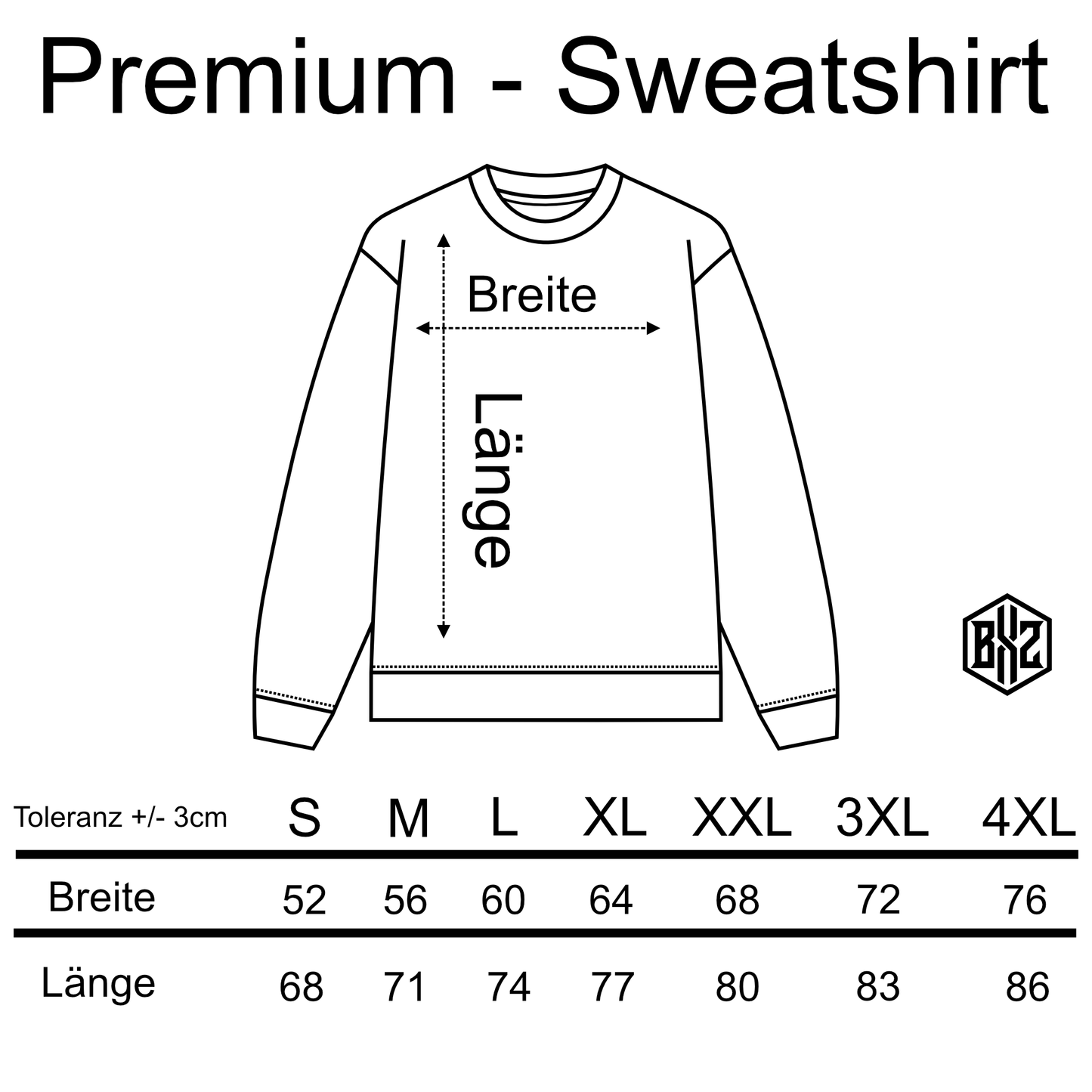 Du Idiot Premium Sweatshirt