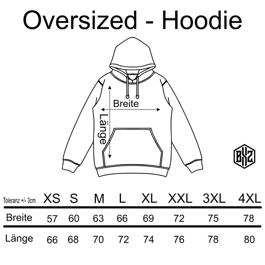 Boxing Angels Oversized Zipper Hoodie